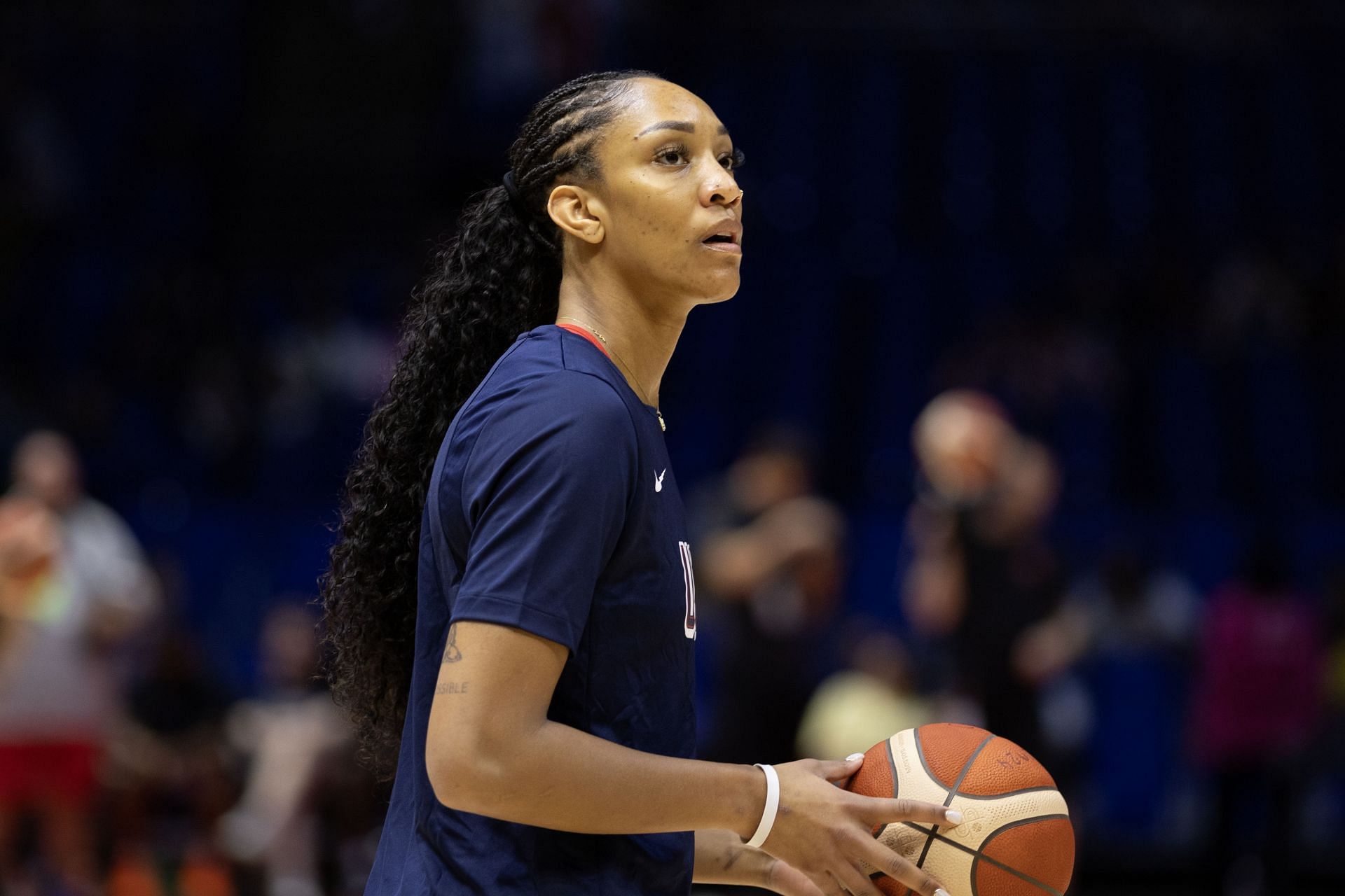 USA V Germany, Women. USA basketball showcase. - Source: Getty