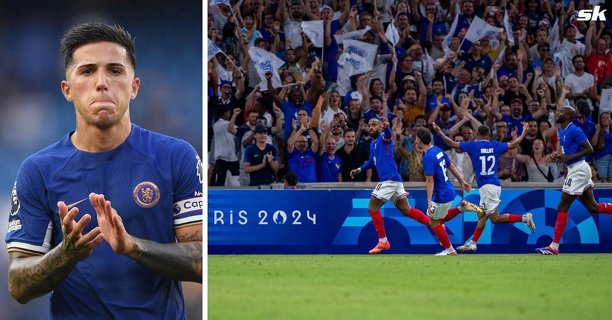 &quot;Created a little more motivation&quot; - France star insists players had Enzo Fernandez on their mind after win over Argentina at the 2024 Olympics