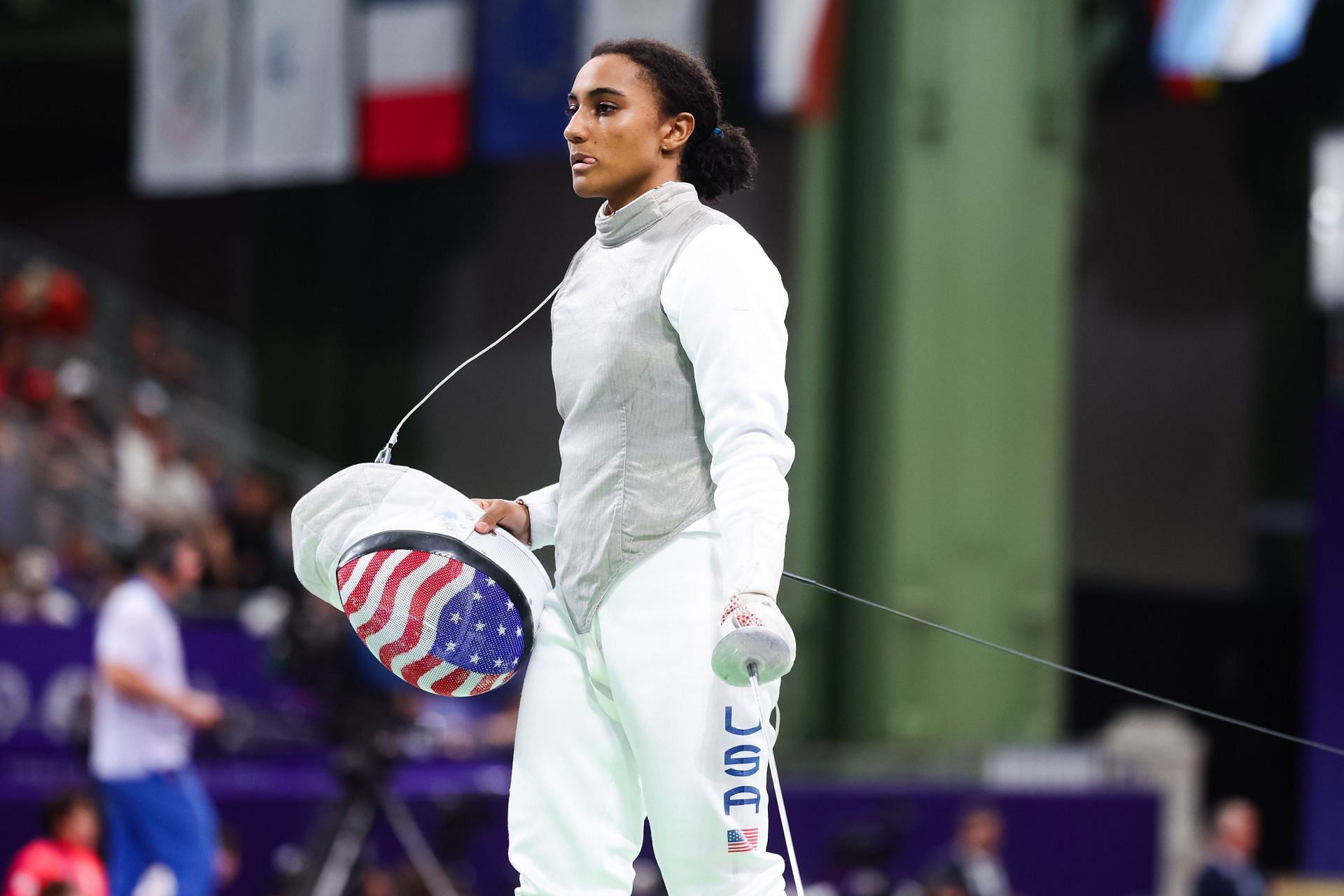 Lauren Scruggs at the 2024 Paris Olympics (Picture: Getty)