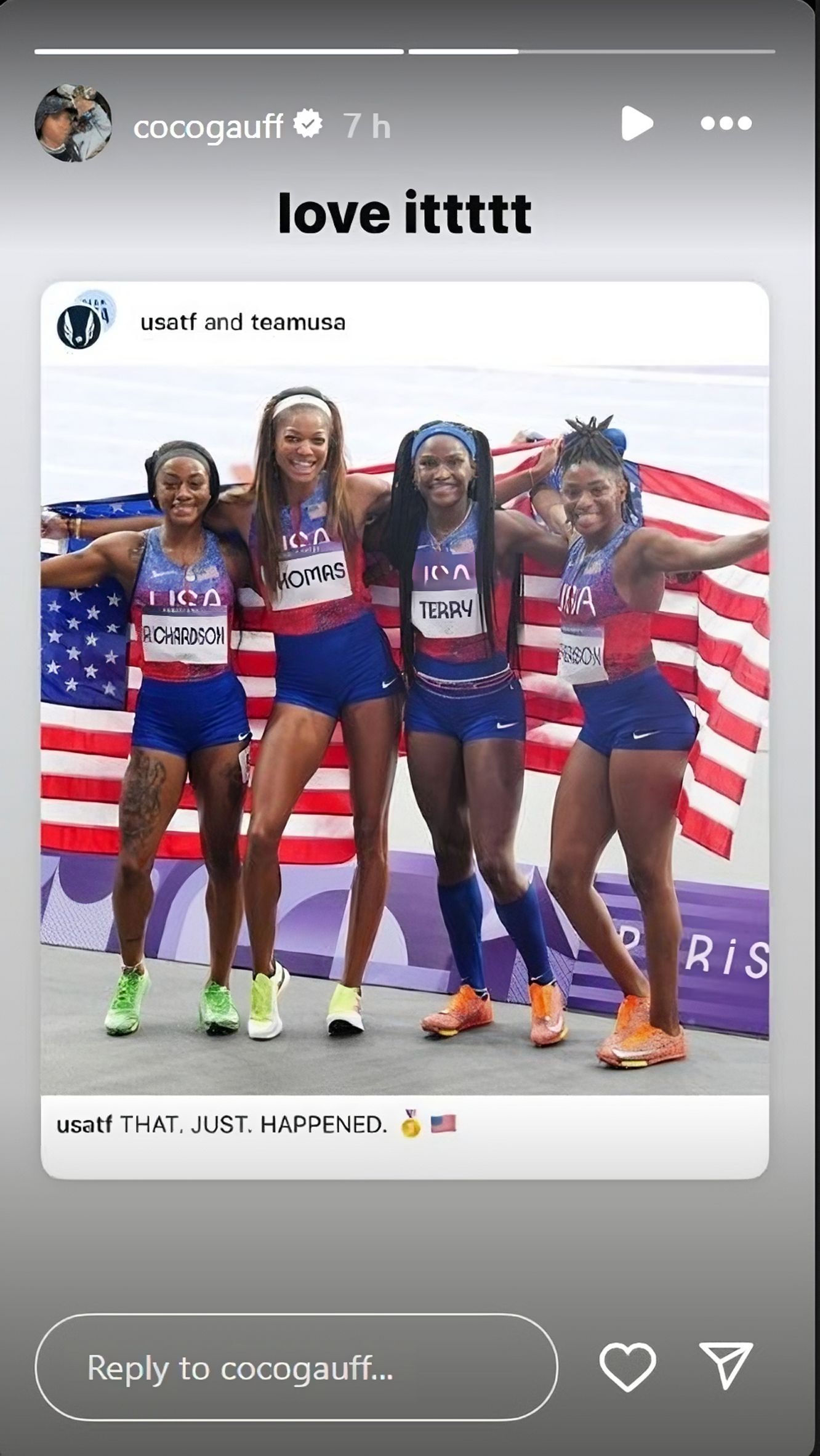 Coco Gauff on Instagram (instagram.com/cocogauff/)