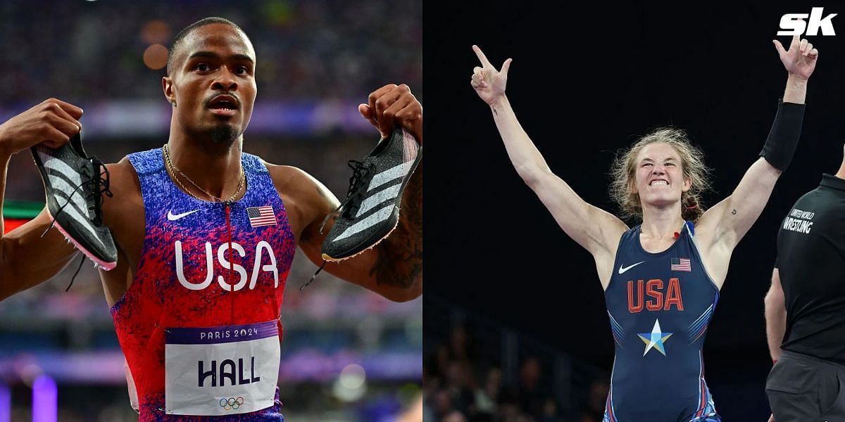 Team USA is leading the medal tally at the 2024 Paris Olympics. (Images by Getty)