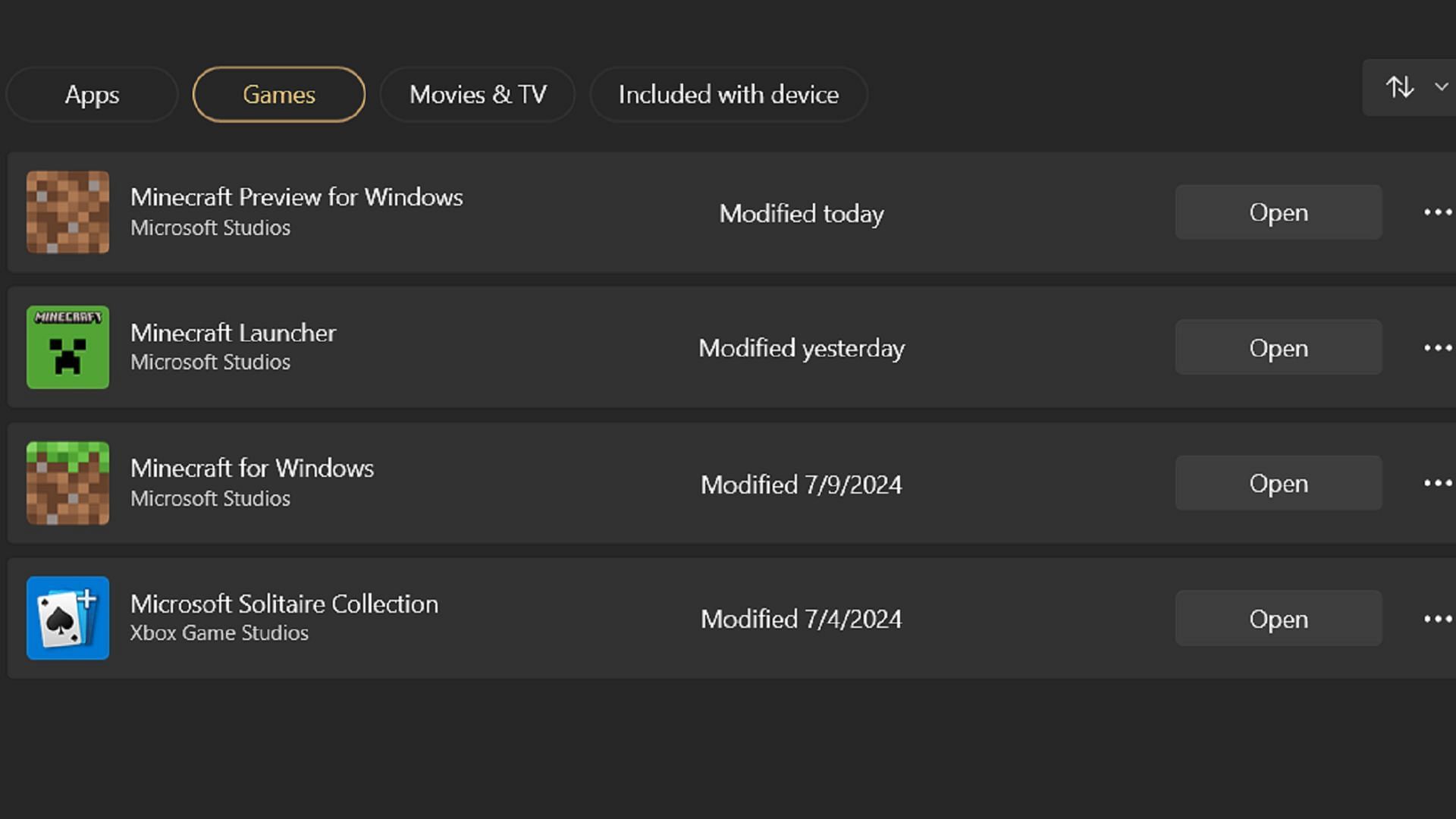 Minecraft previews on Windows can be downloaded differently based on whether a previous preview is installed (Image via Microsoft)