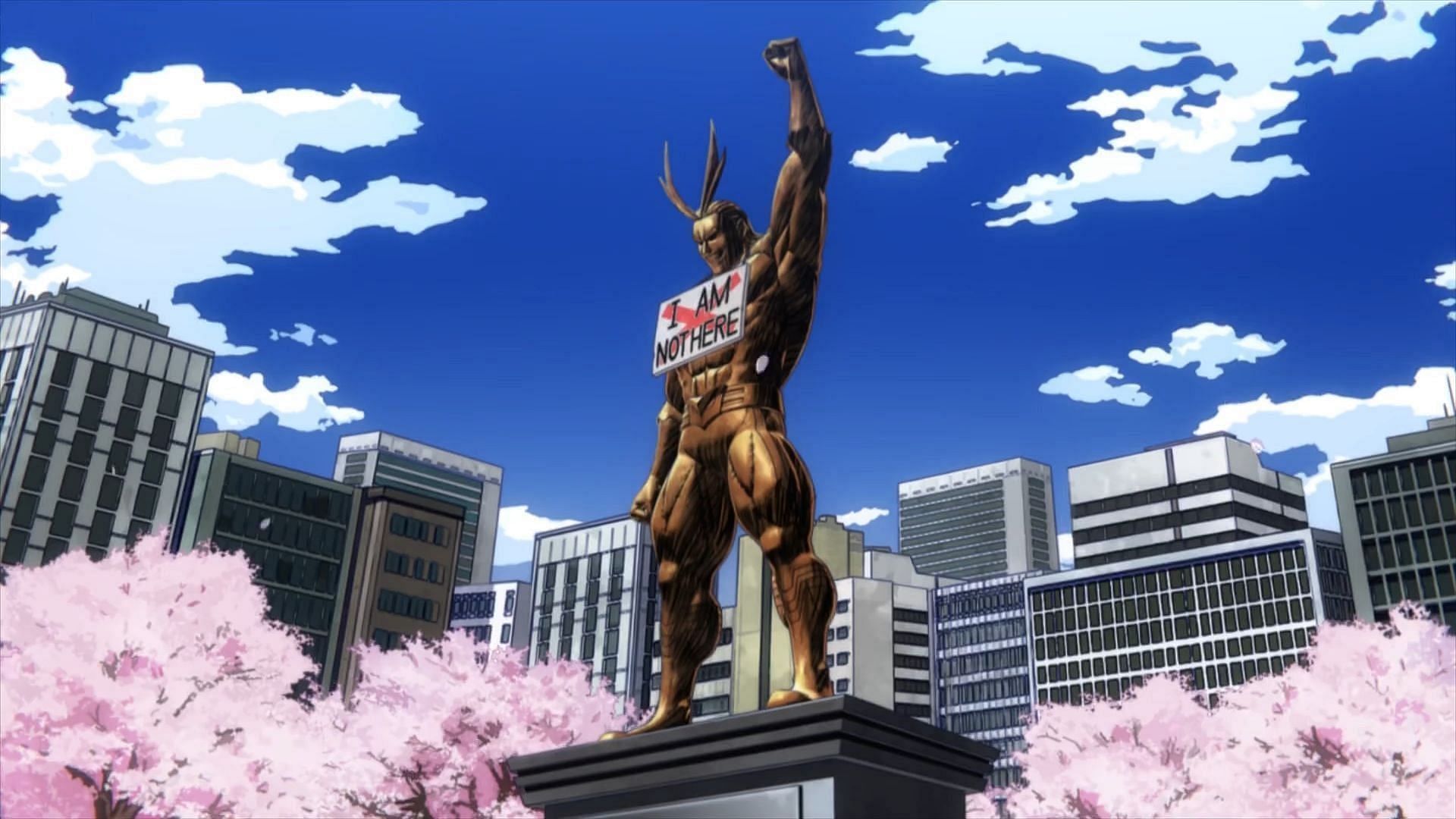 All Might as seen in the My Hero Academia anime (Image via BONES)