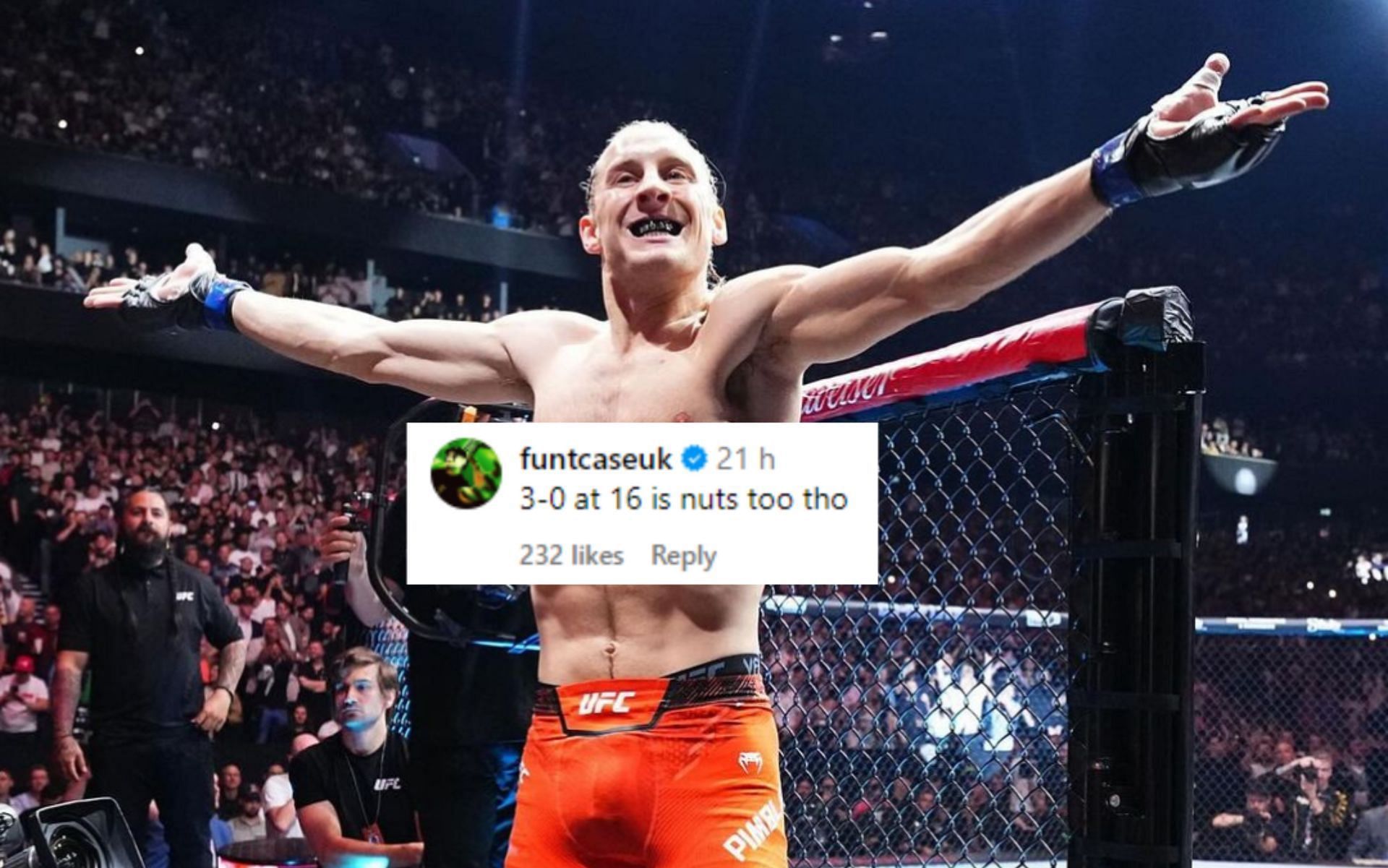 Fans commend the arduous journey of Paddy Pimblett [Image courtesy: @theufcbaddy on Instagram]