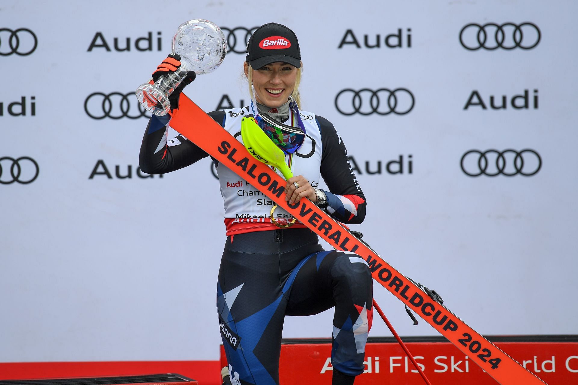 Mikaela Shiffrin at the Audi FIS Alpine Ski World Cup Finals (Image via Getty)