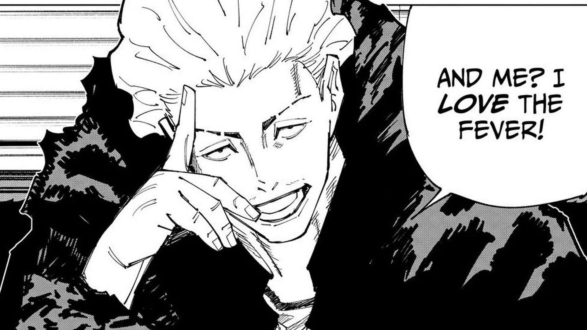 Kinji Hakari as shown in the Jujutsu Kaisen manga (Image via Shueisha)