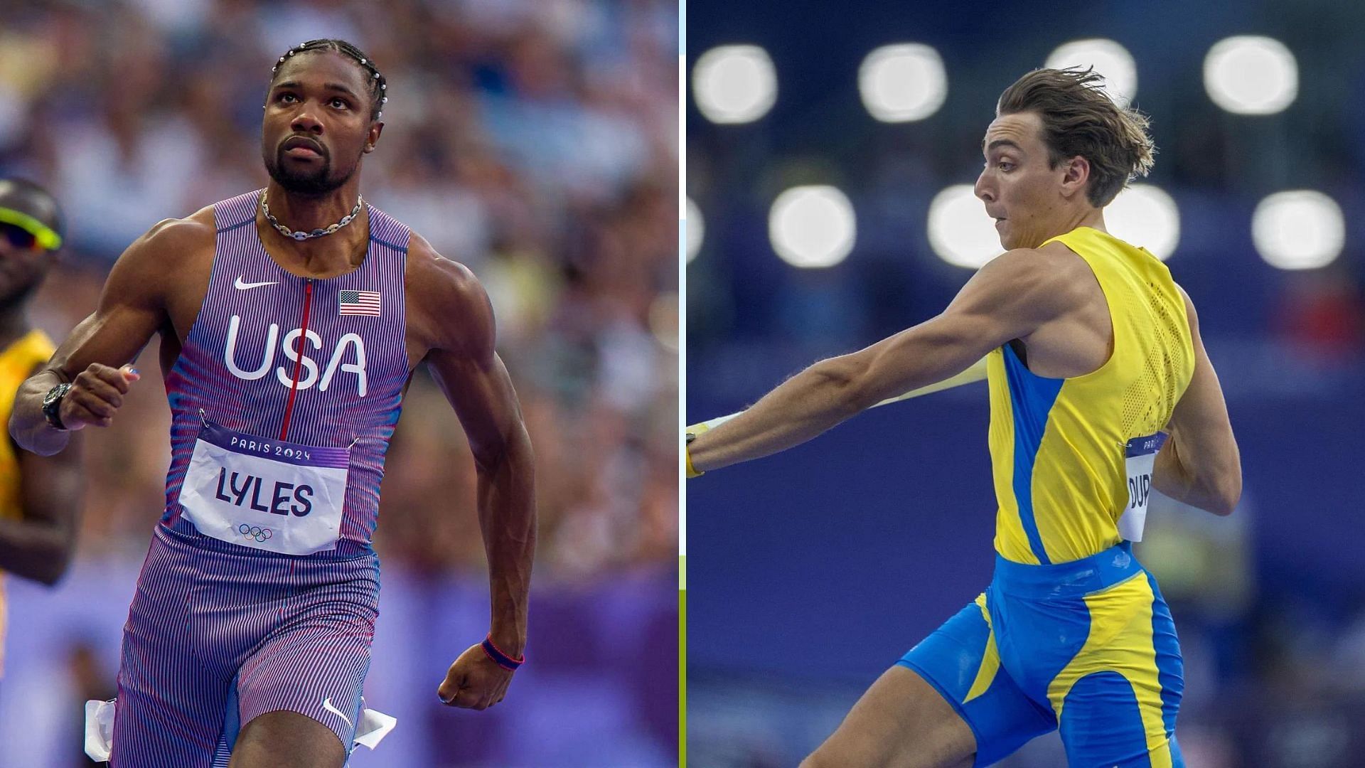 Noah Lyles in awe of Mondo Duplantis following record-breaking performance at Paris Olympics-Source: Getty Images