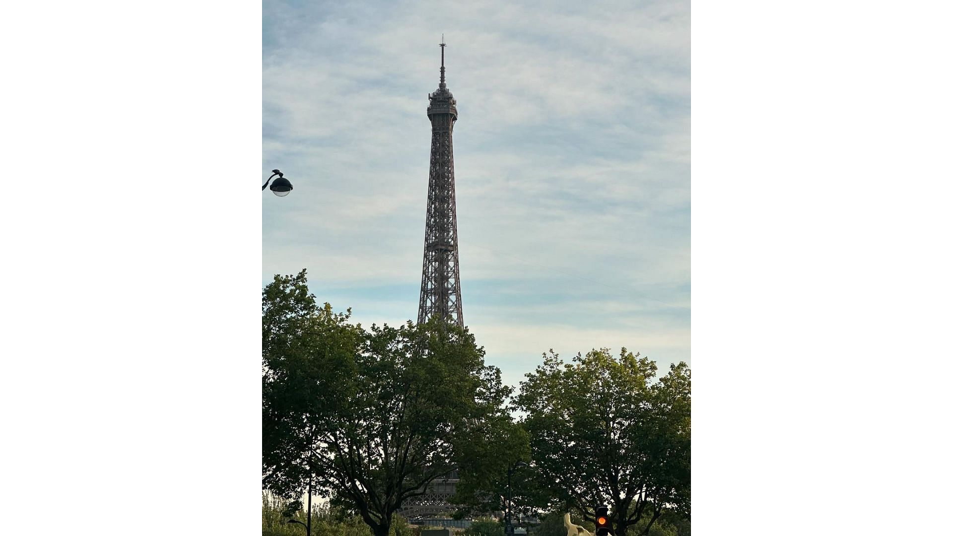 Eva shares a picture of the Eiffel Tower. Credit: Eva R. Wilson&#039;s IG account