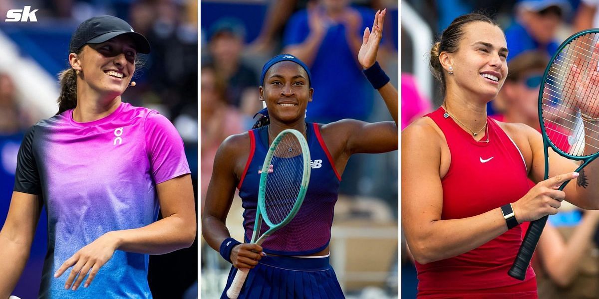 Iga Swiatek, Coco Gauff, and Aryna Sabalenka are the top three seeds at the US Open 2024. (Photos: Getty)