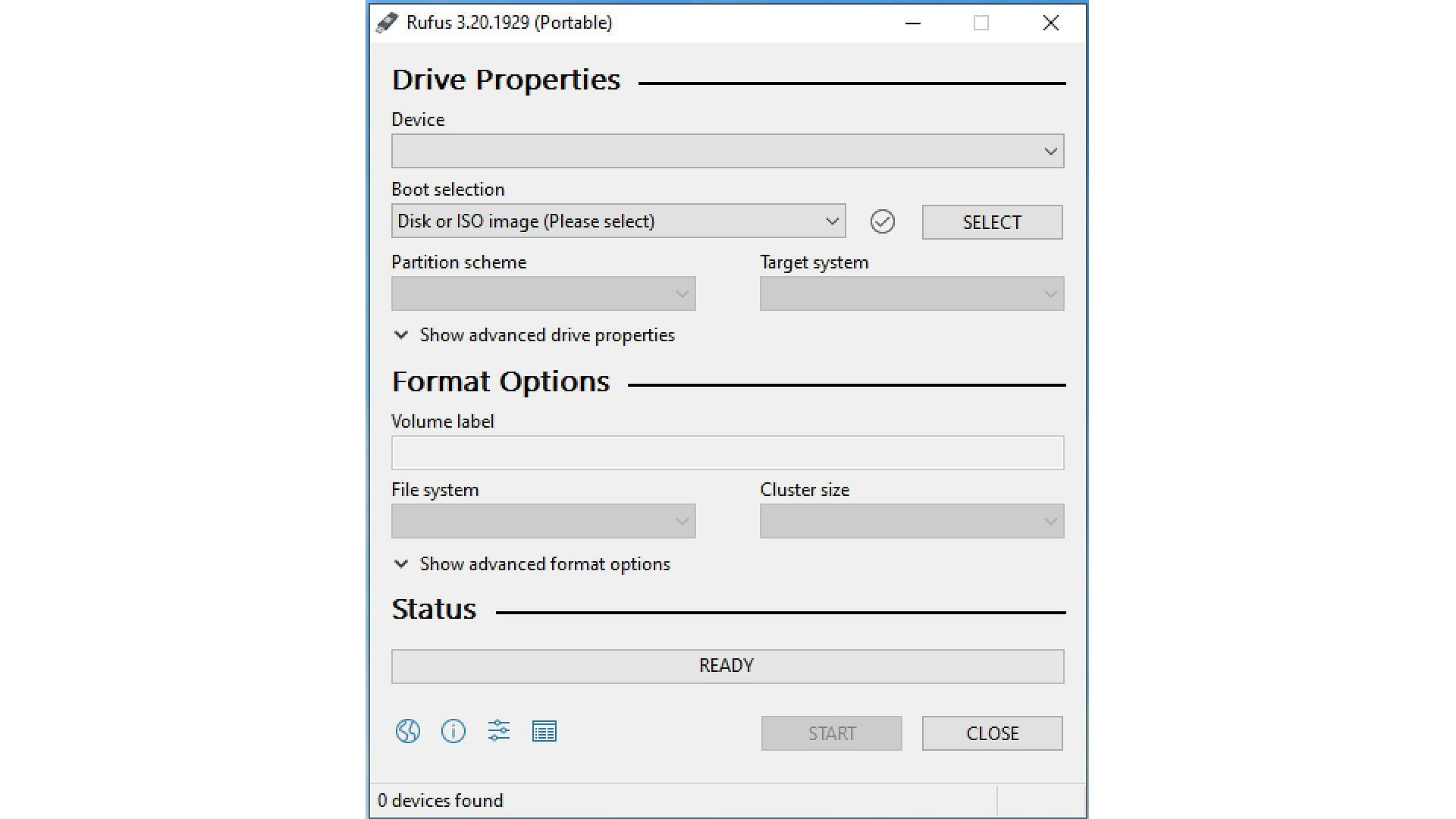 Rufus can create bootable media (Image via developer Pete Batard)