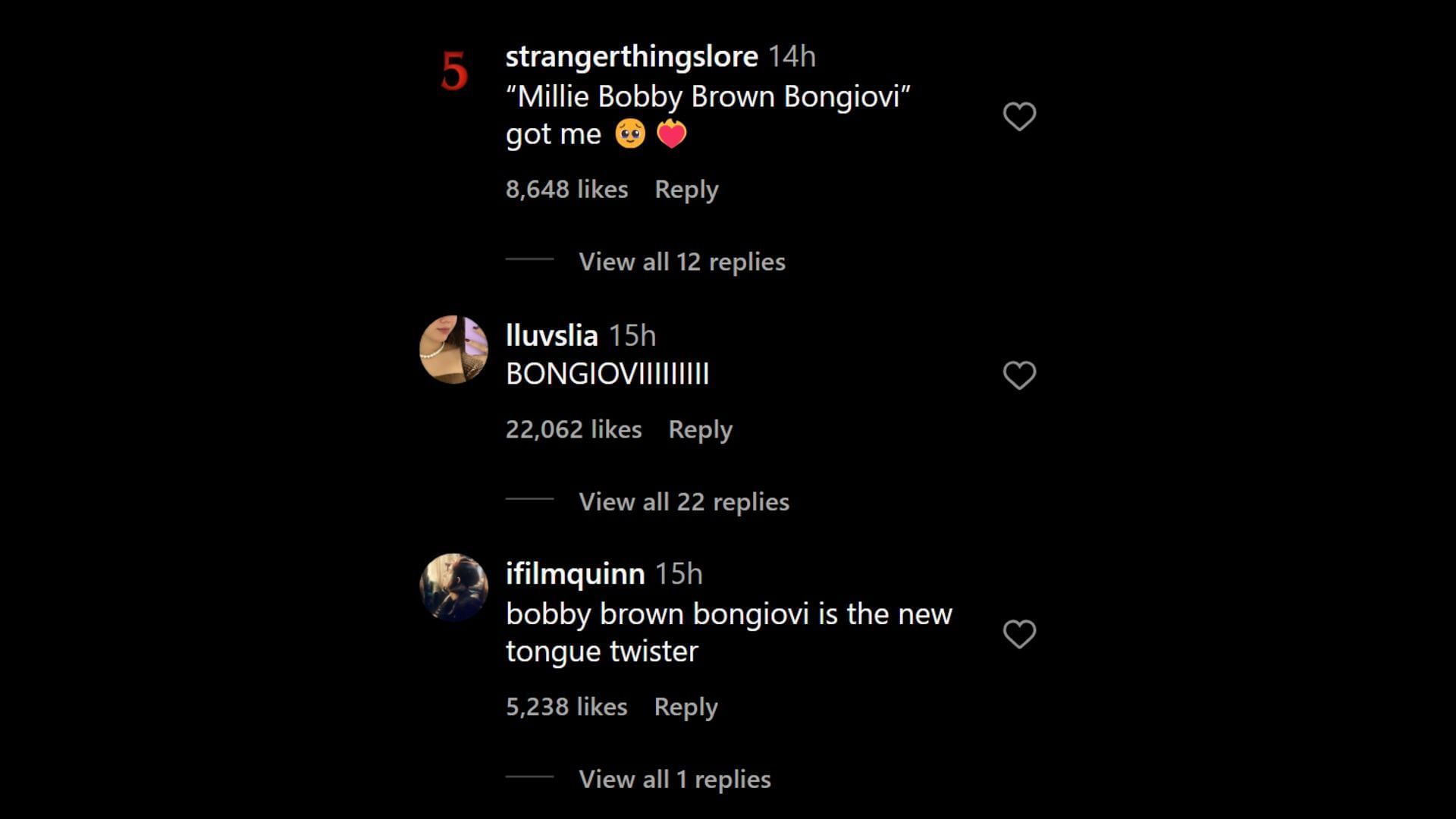 Netizens react to Millie&#039;s new name (Image via Instagram/@milliebobbybrown)