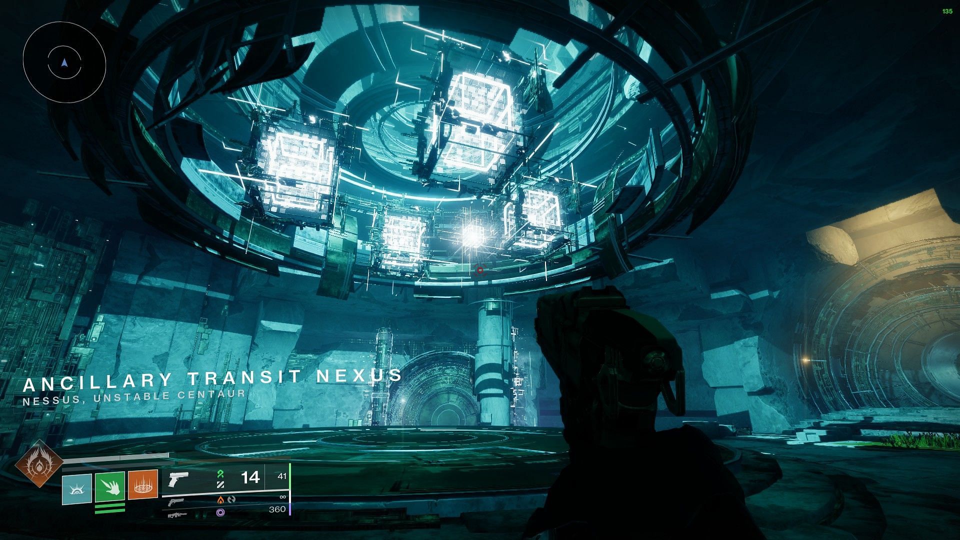 Glow under Vex cube of Destiny 2 (Image via Bungie)