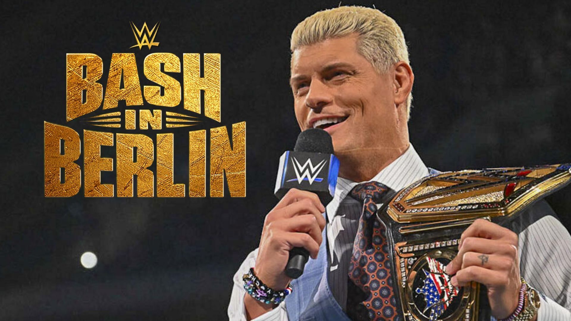 Cody Rhodes will defend his belt at WWE Bash in Berlin [Photo credit: WWE]