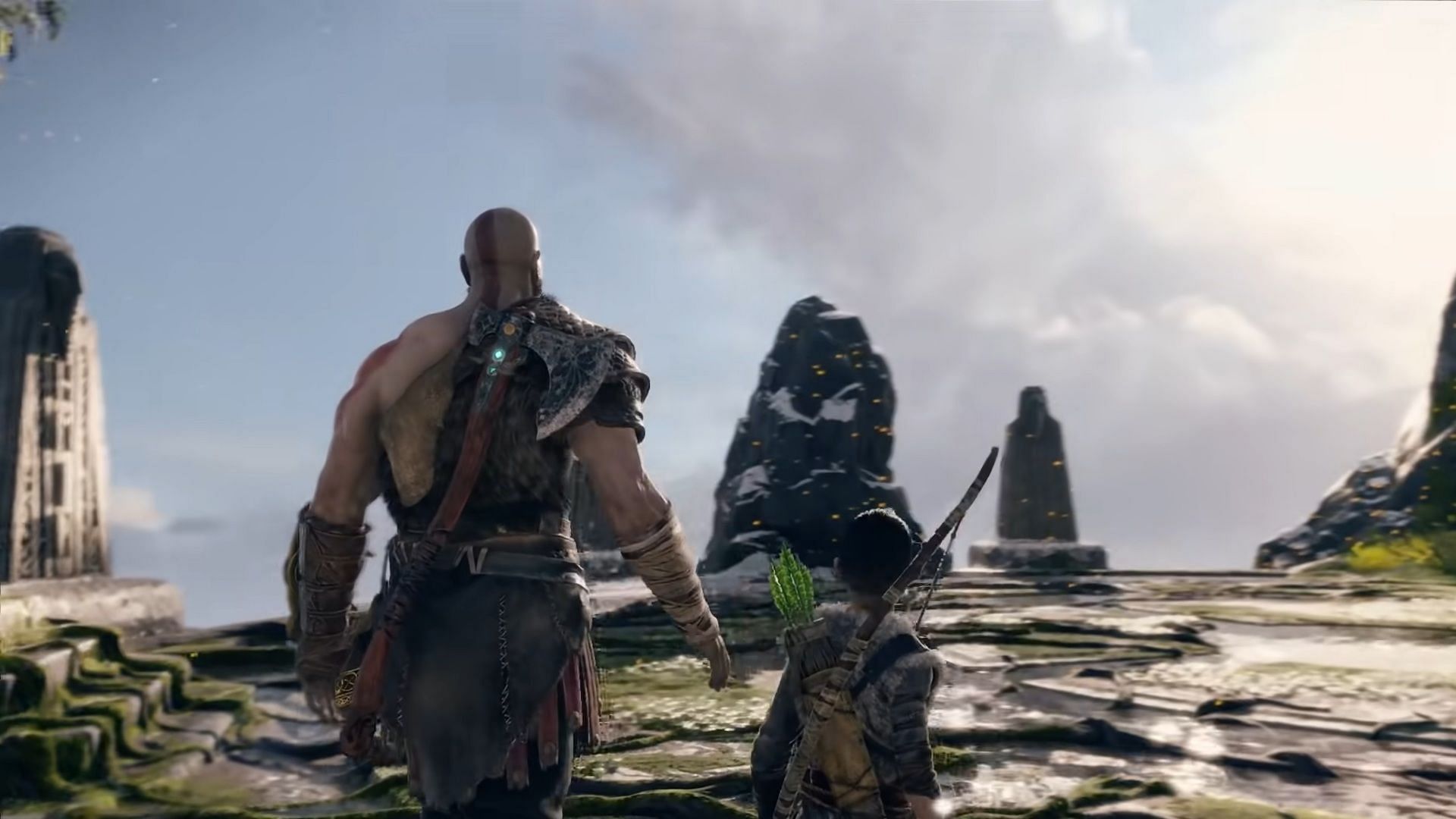 Kratos and Atreus on their journey across the realms (Image via Sony Interactive Entertainment)