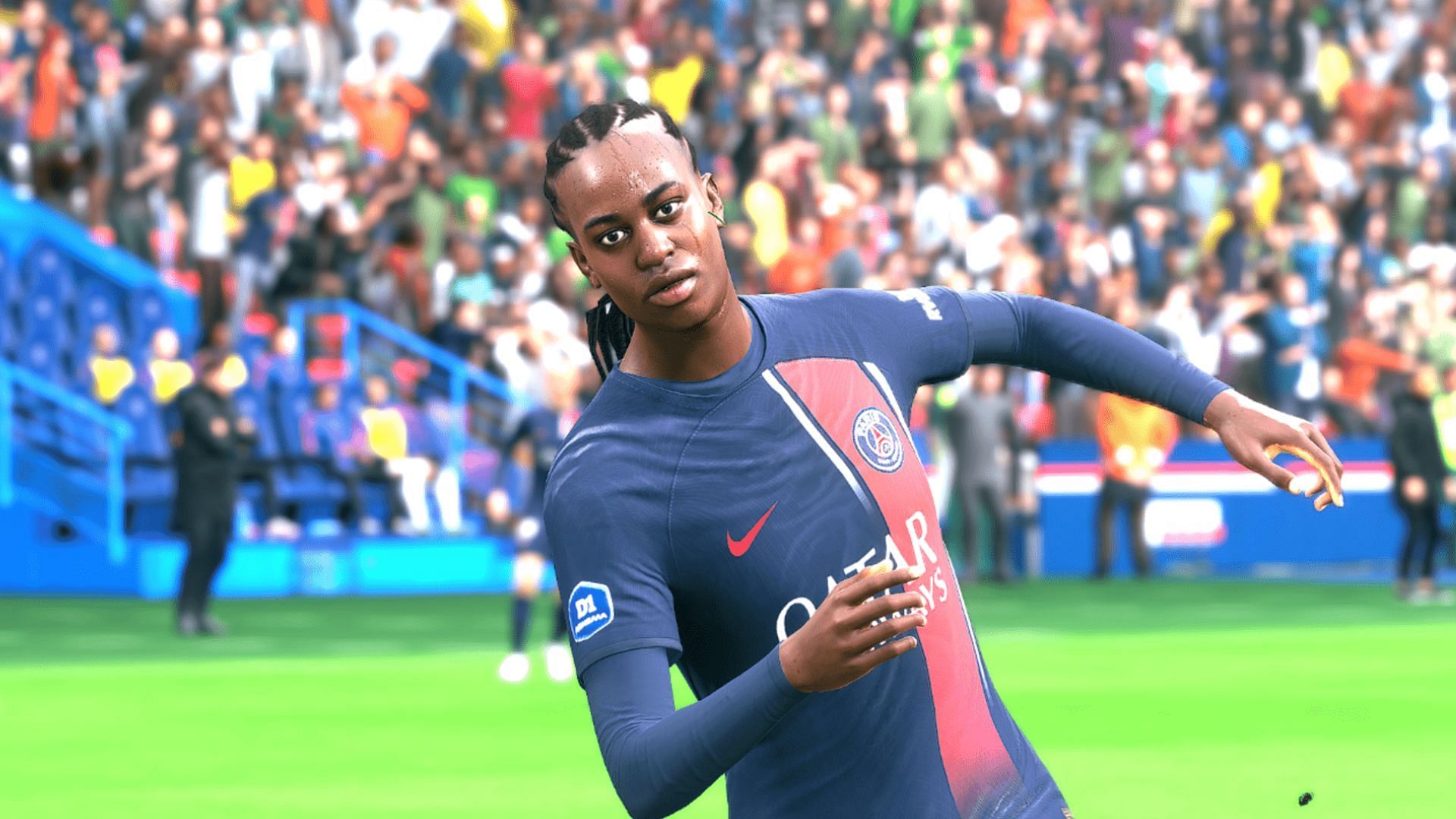 Marie-Antoinette Katoto as seen in FC 24 (Image via EA Sports)