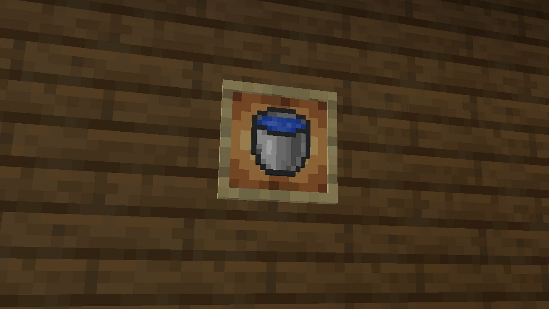 Always keep a bucket of water in Minecraft (Image via Mojang Studios)