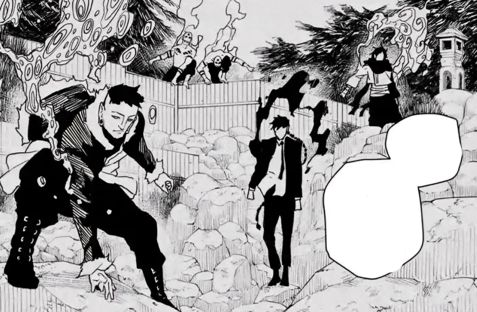 The Hishaku&#039;s sorcerers (Image via Shueisha)