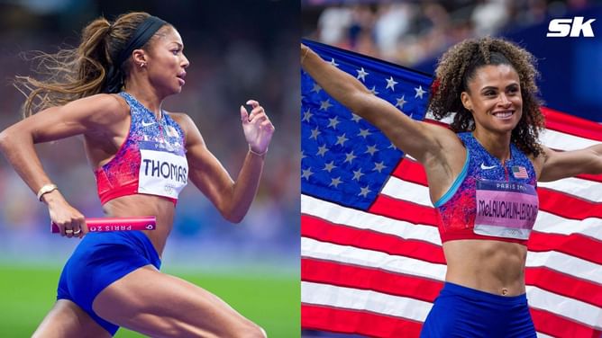 "Sydney McLaughlin-Levrone and I didn't practice at all"- Gabby Thomas opens up on USA's iconic 4x400m relay win at Paris Olympics