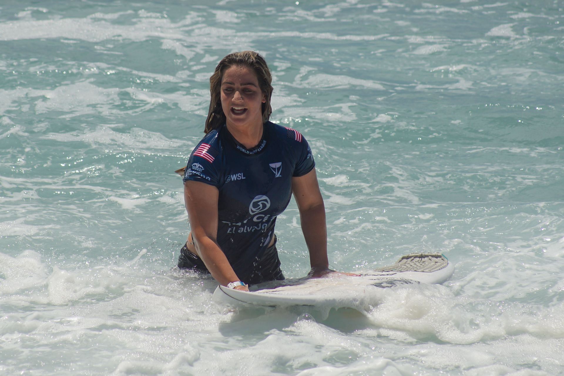 Caroline Marks at the World Surf League Championship Finals In El Salvador (Source: Getty)