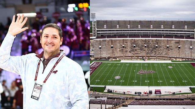 Head coach of Mississippi State Jeff Lebby (Images via Twitter and Instagram/Jeff Lebby)