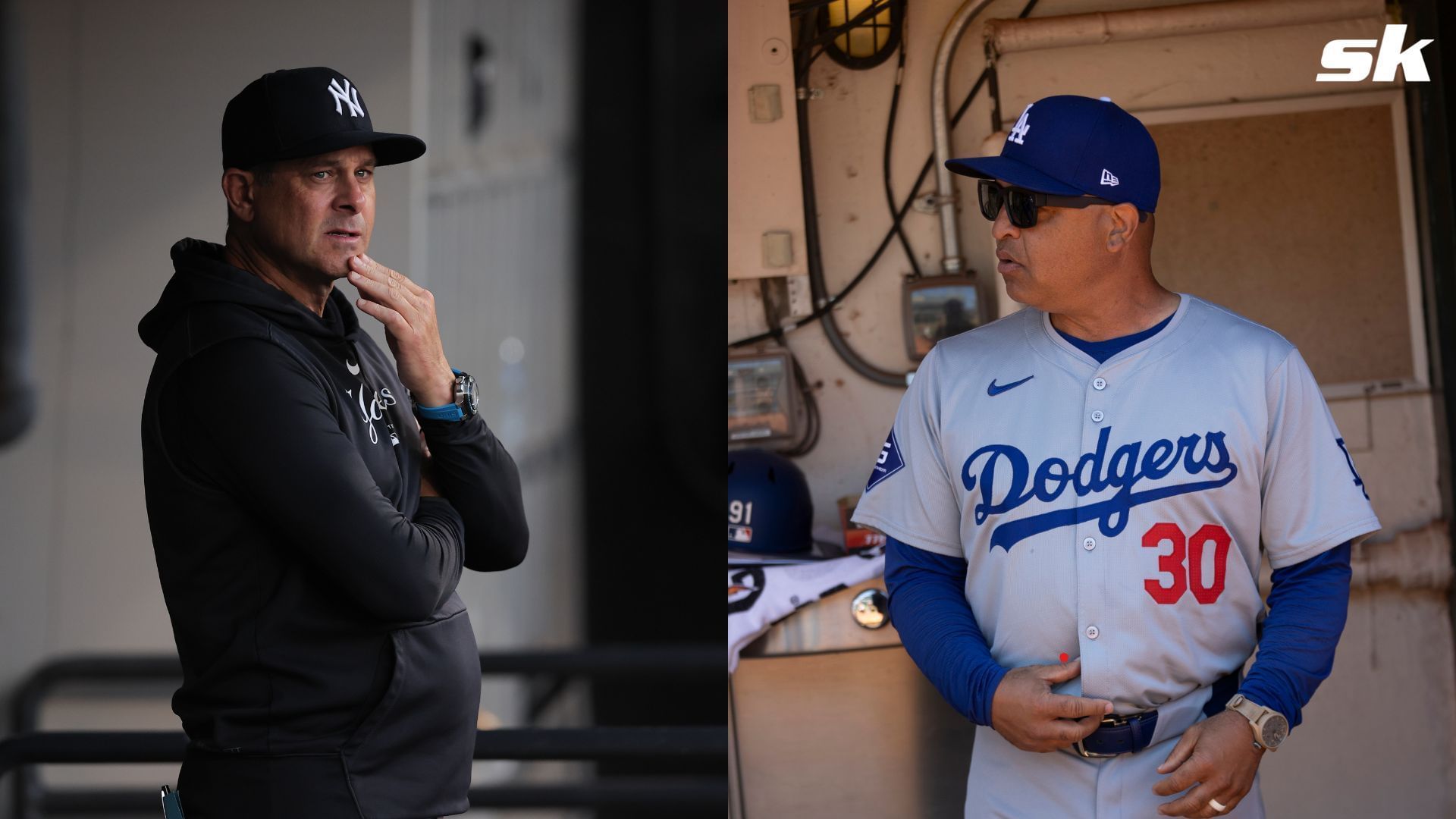 Aaron Boone and Dave Roberts are among the MLB managers who could soon find their jobs on the line