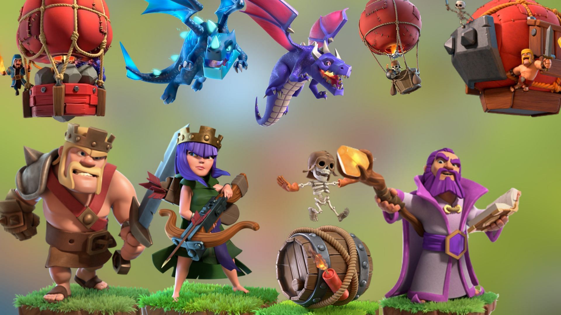 Best Town Hall 11 attack strategies with Balloons in Clash of Clans (Image via SuperCell)