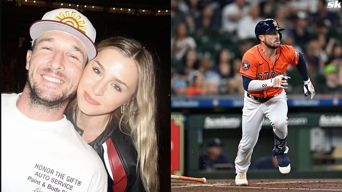 Alex Bregman's wife Reagan reacts to Astros star husband blasting homer in four straight games
