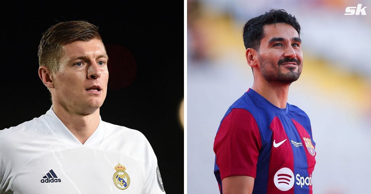 Toni Kroos (left) and Ilkay Gundogan