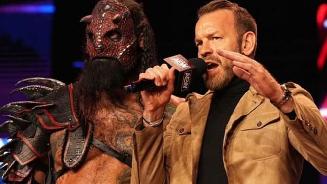 Christian Cage officially snubs Killswitch aka Luchasaurus; hands his title to wife of late ex-WWE star