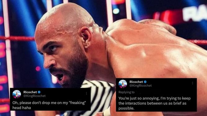 Ricochet trades barbs with multi-time champion immediately after joining AEW