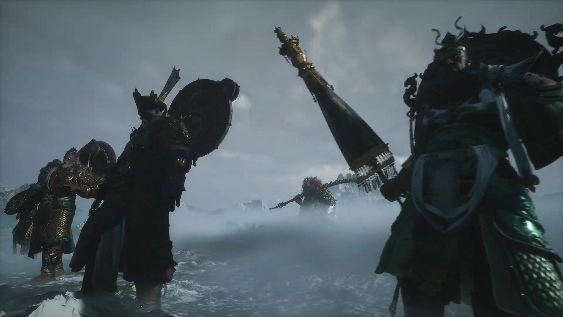 The Four Heavenly Kings in Black Myth Wukong (Image via GameScience)