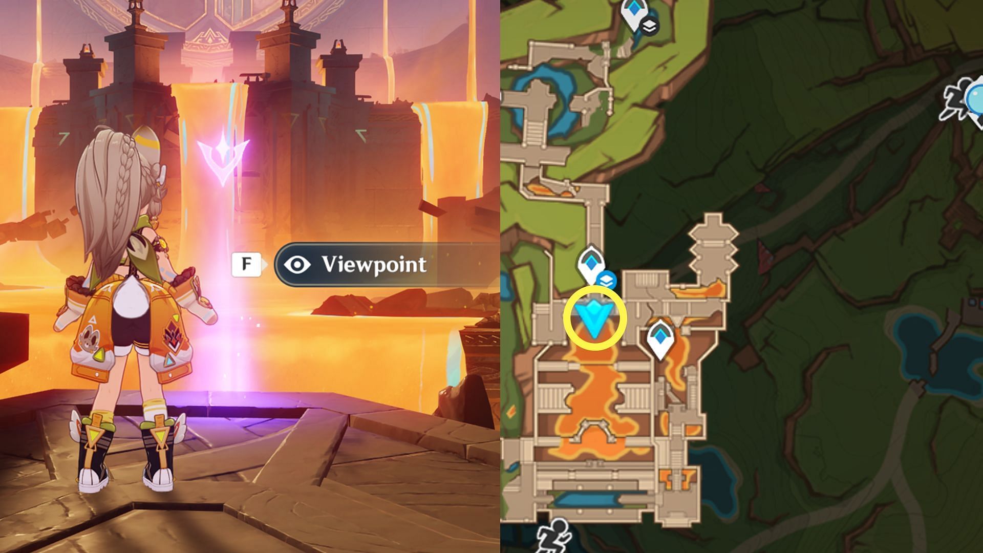 Location of Viewpoint #12 (Image via HoYoverse)