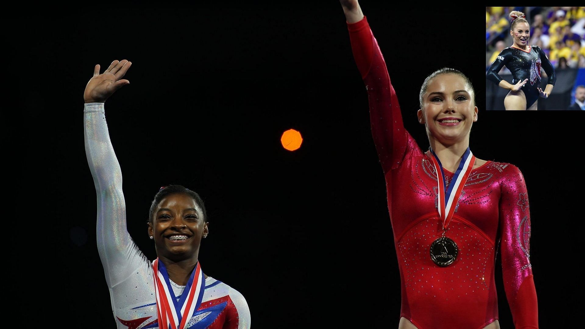 Simone Biles, McKayla Maroney, and MyKayla Skinner (Images: All via Getty)