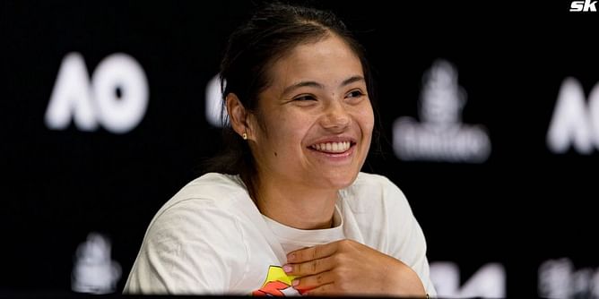WATCH: Emma Raducanu reunites with her young fan on court a day after asking for "forgiveness" for seemingly snubbing her at US Open