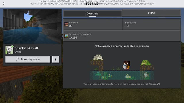 How to use new screenshot feature in Minecraft Bedrock