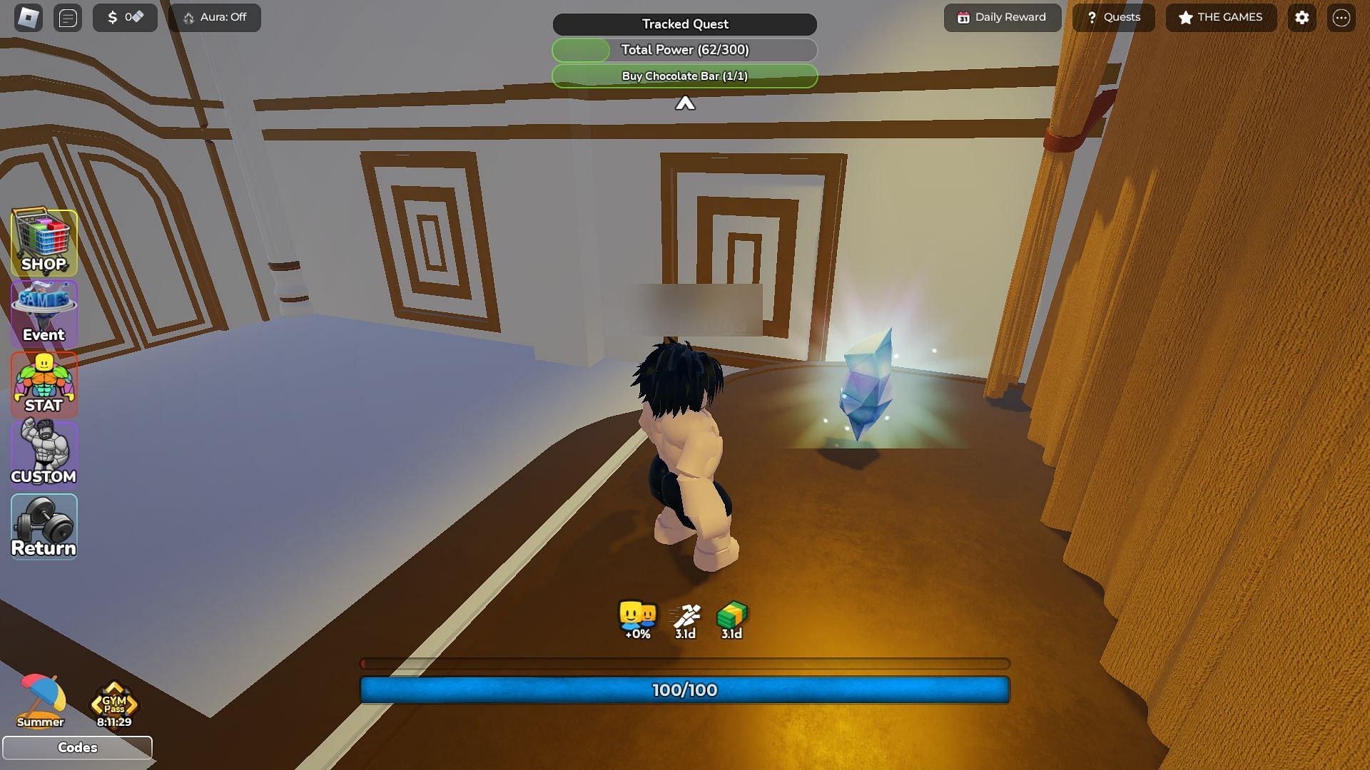 A Shine in the Summer Games hub (Image via Roblox)