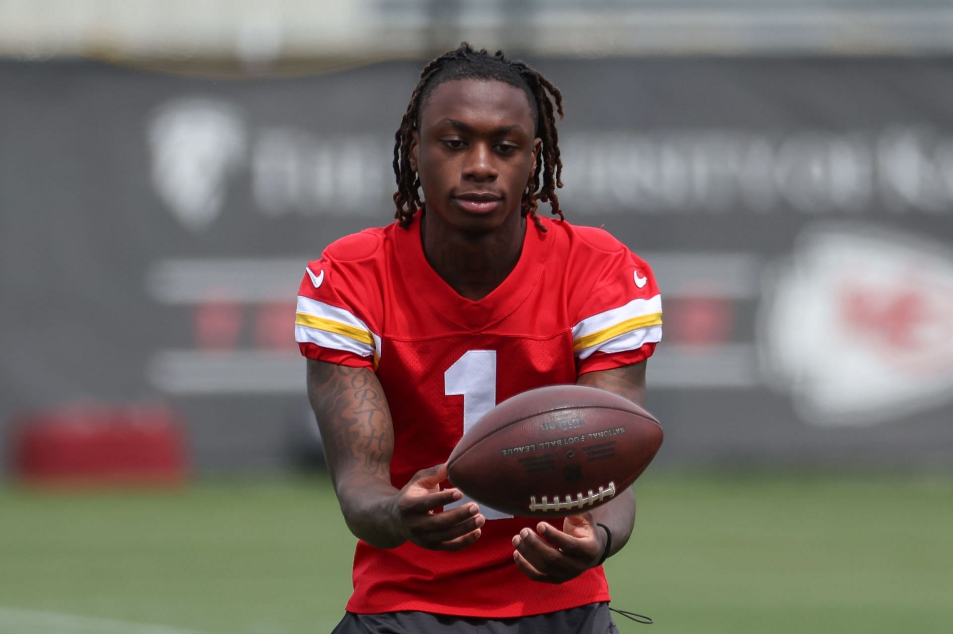 Xavier Worthy NFL: MAY 30 Kansas City Chiefs OTA - Source: Getty