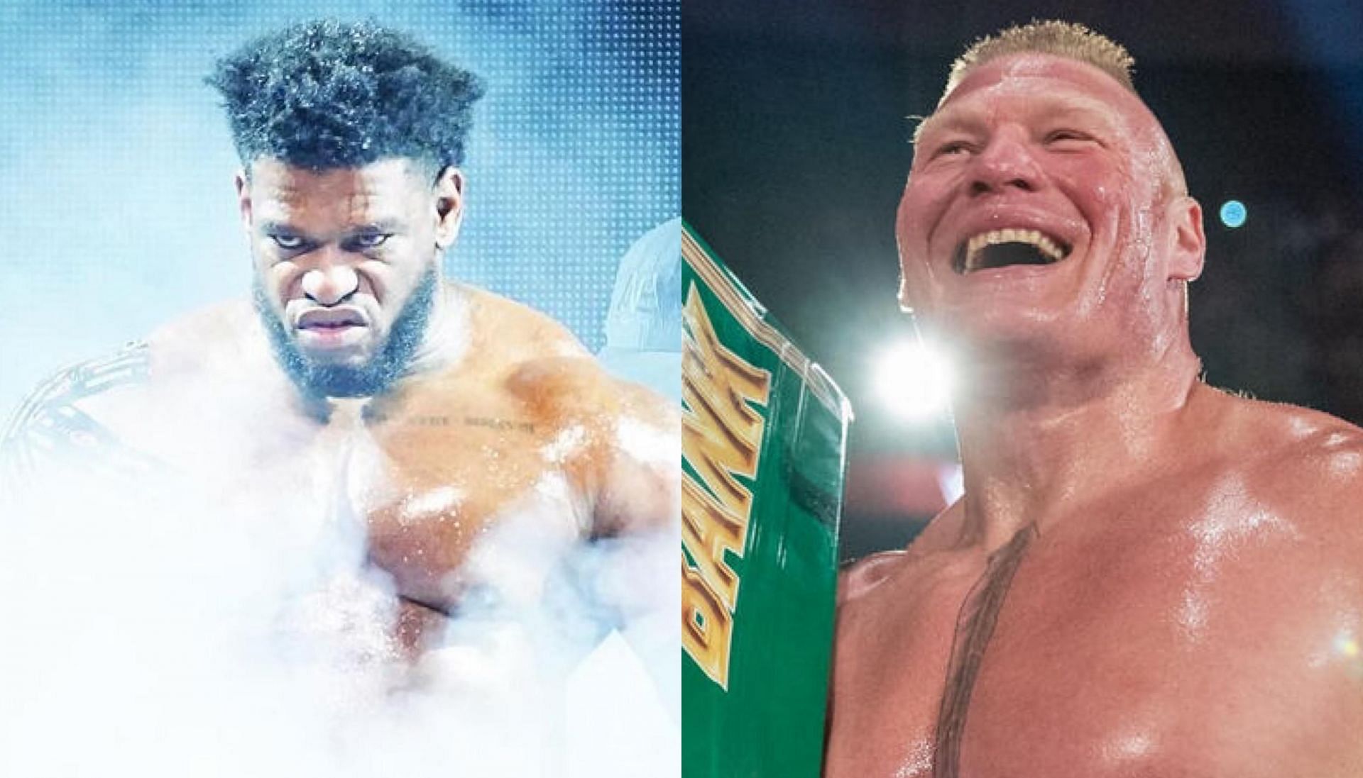 Which AEW star could challenge Brock Lesnar in a hypothetical match. (Photo credit: WWE.com and Hobbs