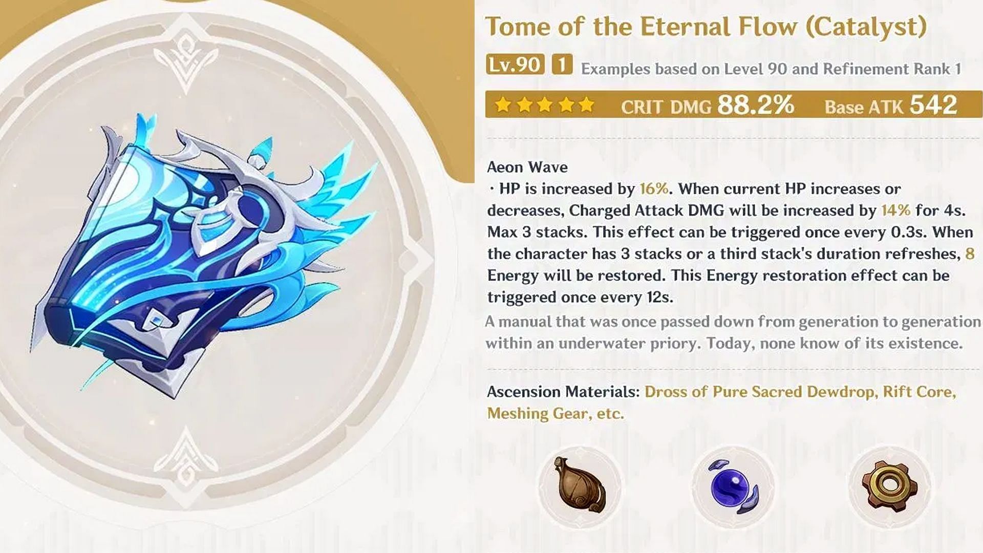 Tome of the Eternal Flow (Image via HoYoverse)