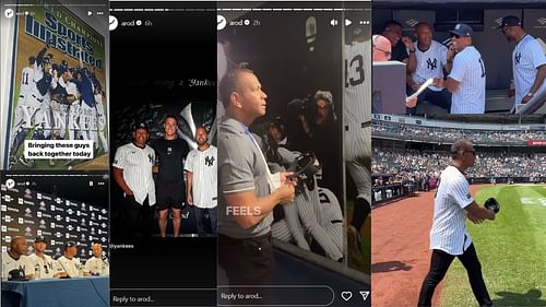 Alex Rodriguez's Instagram Story