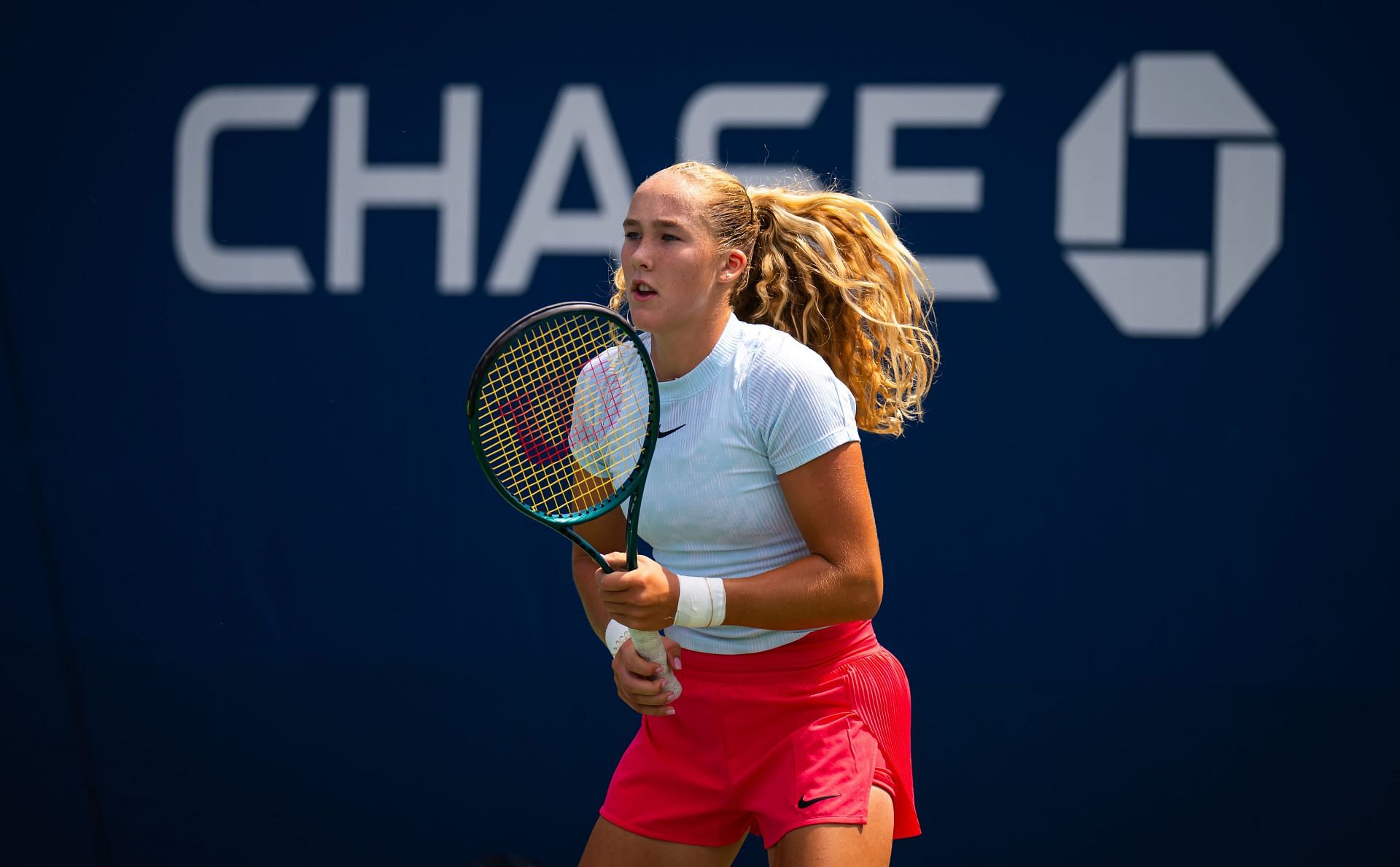 Mirra Andreeva at the US Open (Getty)