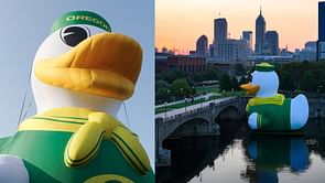 WATCH: Oregon’s mascot The Duck crashes Pat McAfee's show
