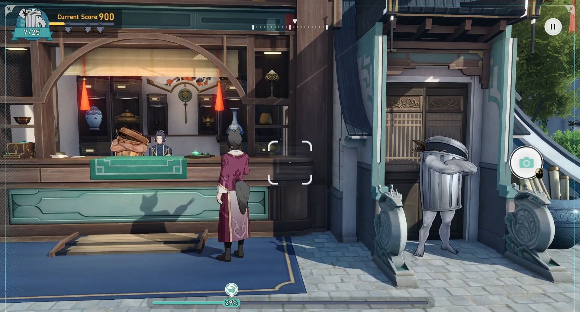 Location of Trashcans 7 and 8 (Image via HoYoverse)