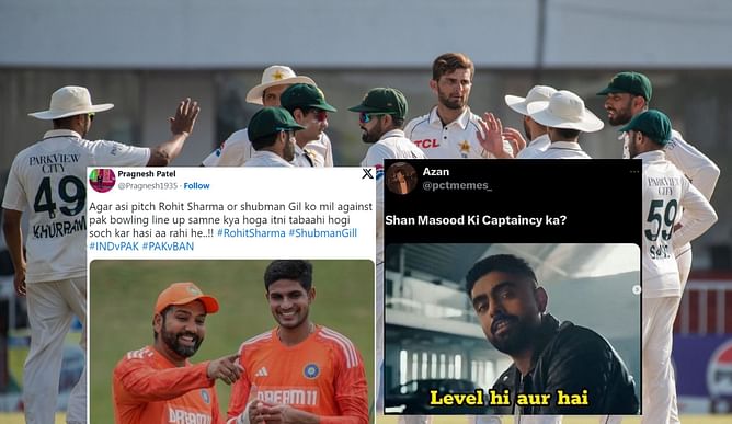 "Worst cricketing nation in the last 4 years, Yr ye Olympics dubara kb se shuru hein?" - Top 10 funny memes after Day 4 of 1st PAK vs BAN 2024 Test