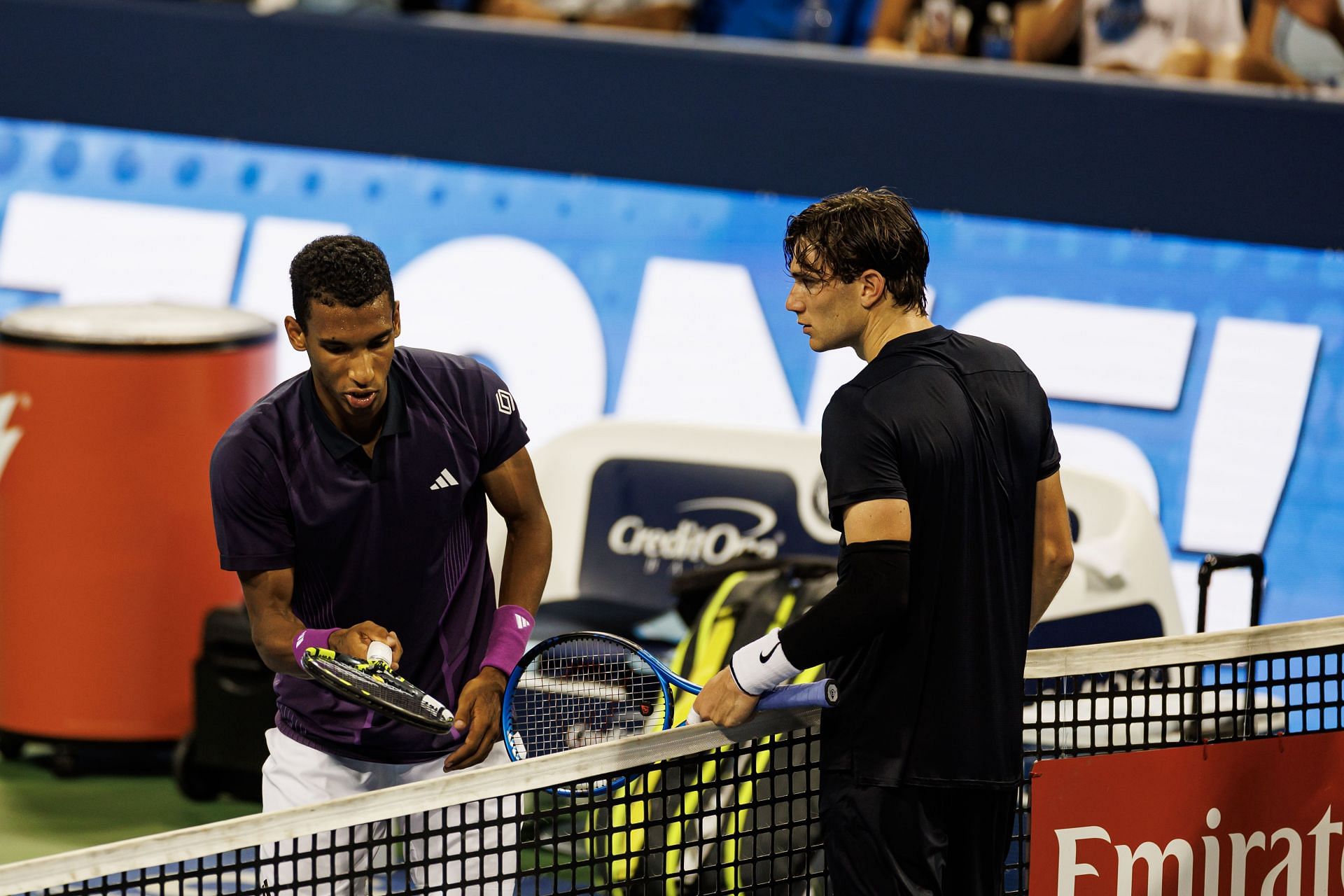 Felix Auger-Aliassime and Jack Draper&#039;s 3R match at the Cincinnati Open 2024 was embroiled in a controversy (Image: Getty)