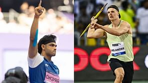 Paris 2024 Olympics Javelin Throw: Neeraj Chopra vs Oliver Helander head-to-head record