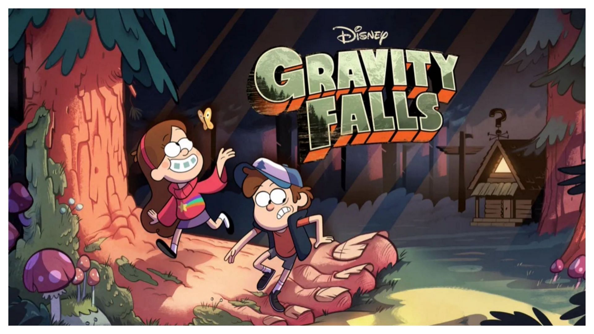 Gravity falls and the new mysterious website (Image via Disney+)