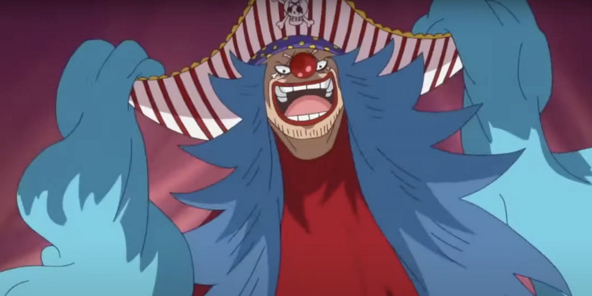 Buggy the Clown as seen in anime (Image via Toei Animation)