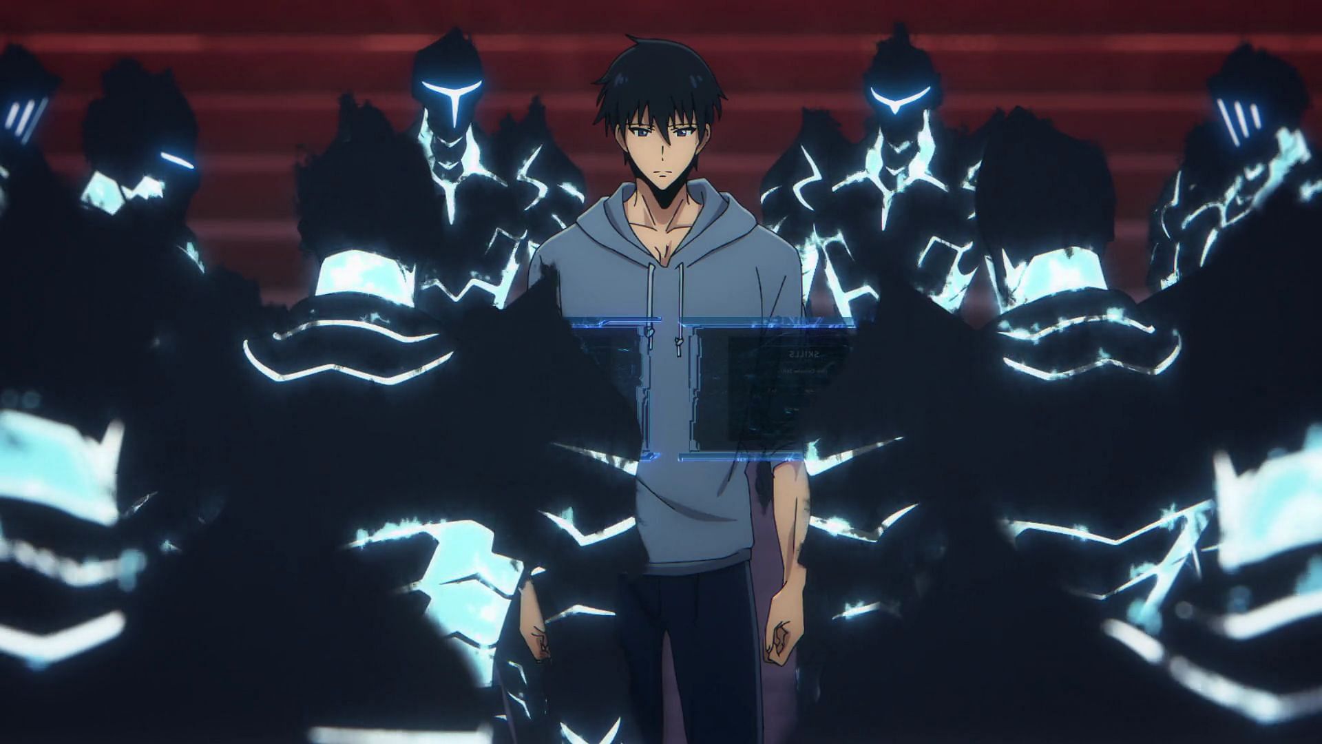 Sung Jin Woo and his shadow army (Image via A-1 Pictures)