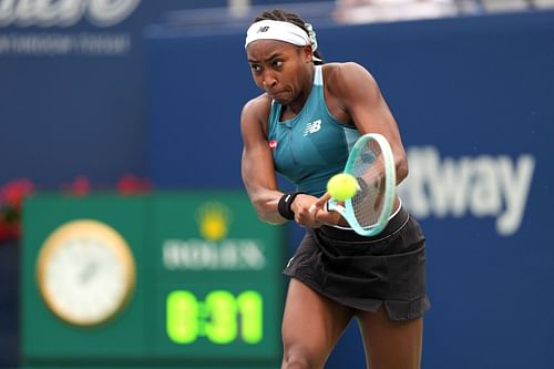 Coco Gauff at the 2024 National Bank Open in Toronto (Source: Getty)